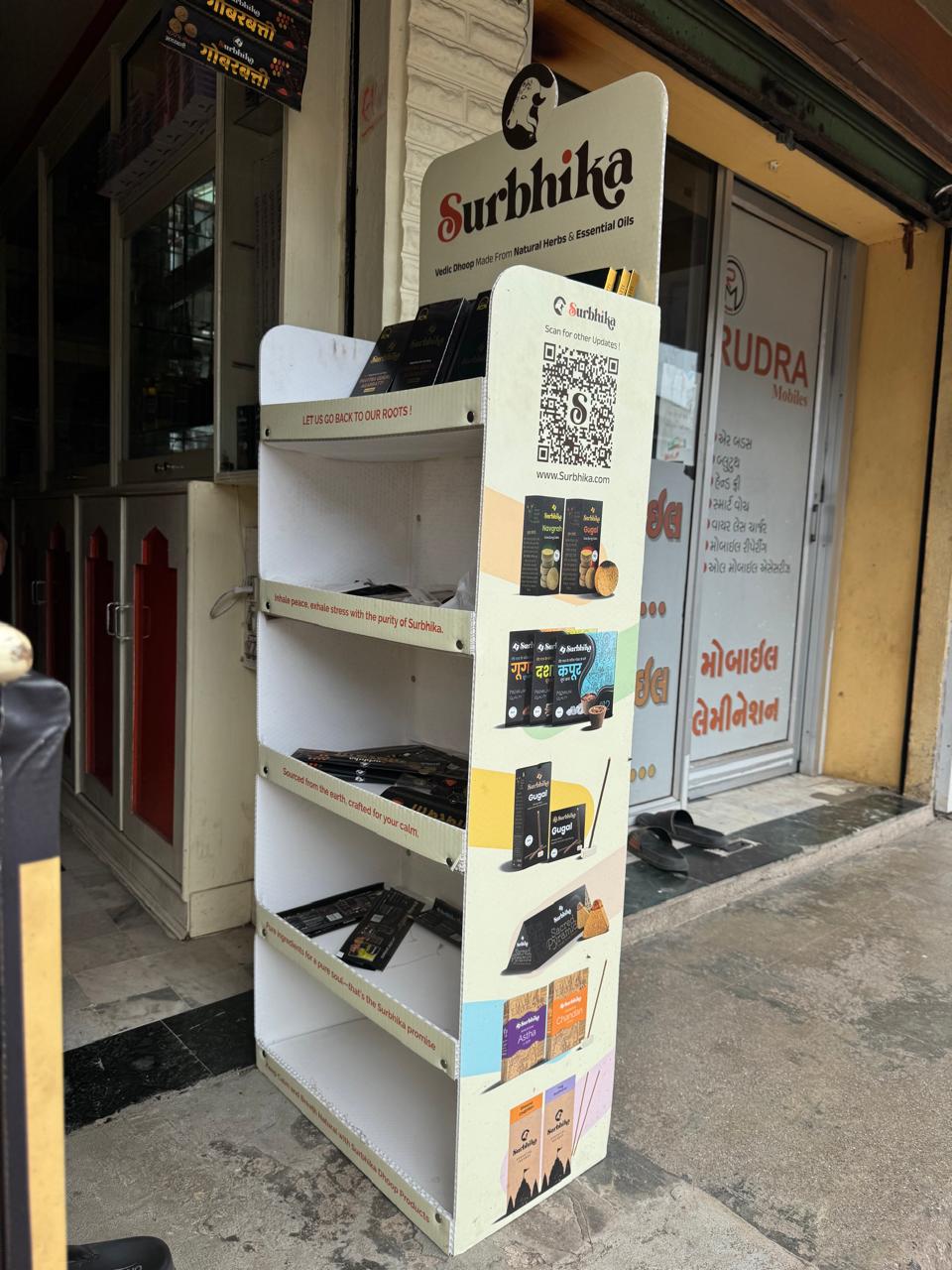 Surbhika branded display stand